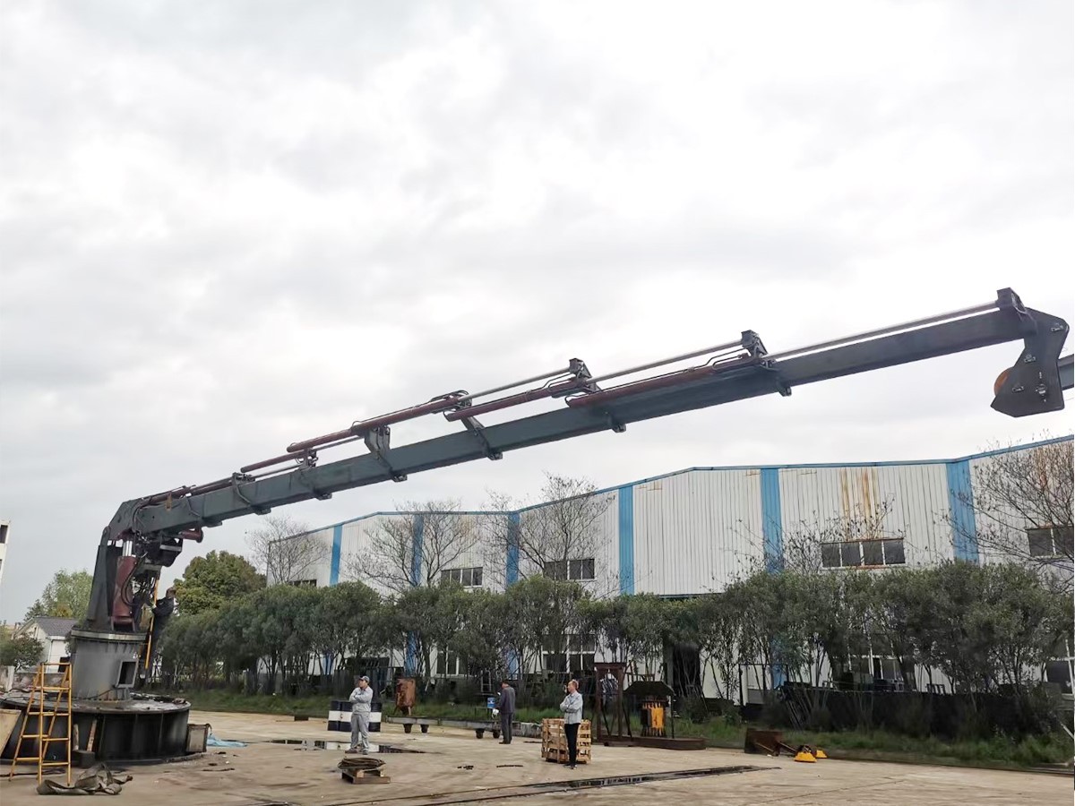 folding boom marine crane folding boom marine crane
